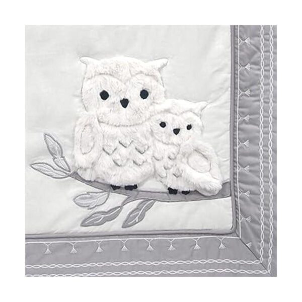 Lambs Ivy Luna Juego de ropa de cama de 4 piezas con_3