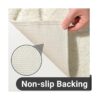 DEXDE Alfombra de baño extra larga antideslizante lavable_5