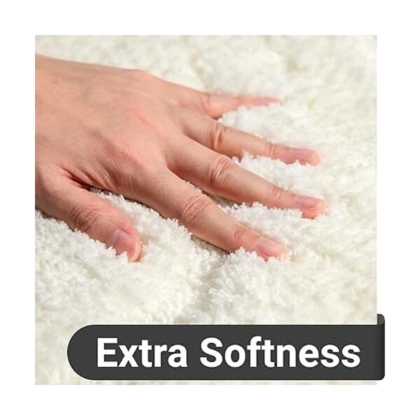 DEXDE Alfombra de baño extra larga antideslizante lavable_4