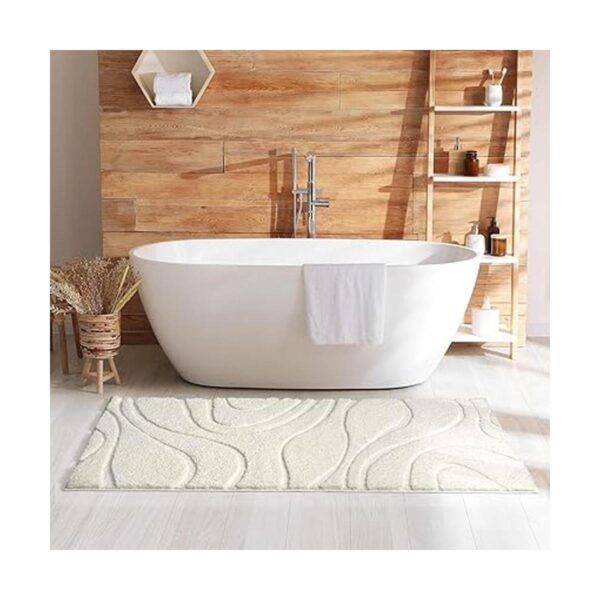 DEXDE Alfombra de baño extra larga antideslizante lavable_3