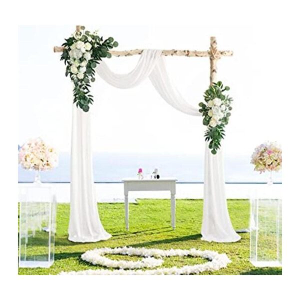 PONATIA Kit de flores artificiales de arco de boda