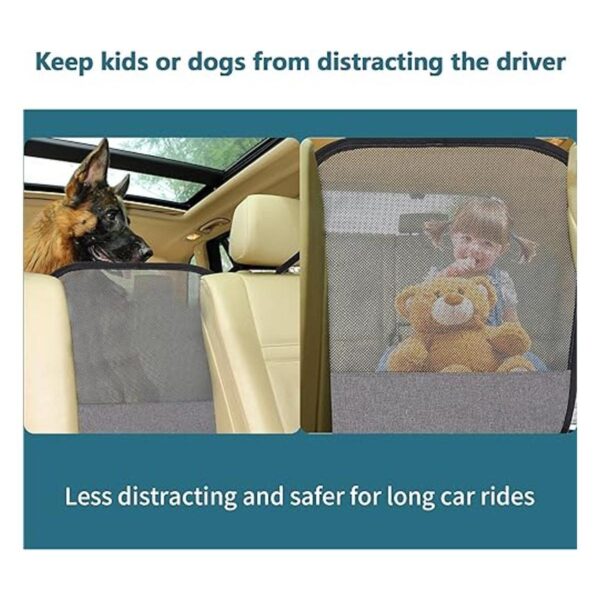 Petsfit Barrera de coche para perro barrera para