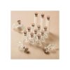 50 mini botellas de vidrio con tapones de corcho pequeñas
