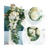 PONATIA Kit de flores artificiales de arco de boda
