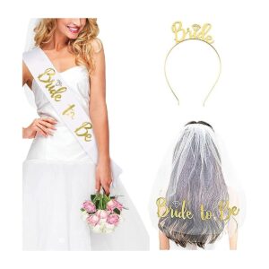 Conjunto de novia paquete de 3 tiara y diadema para novia_1