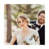 Conjunto de novia paquete de 3 tiara y diadema para novia_4