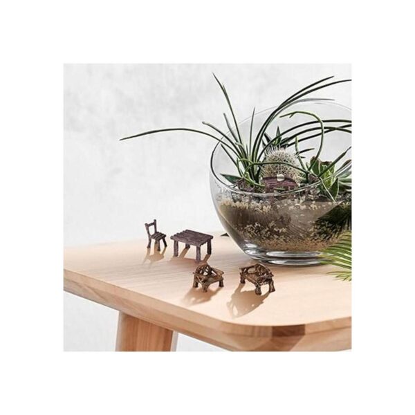 Juego de 12 piezas de adornos de muebles de jardín de