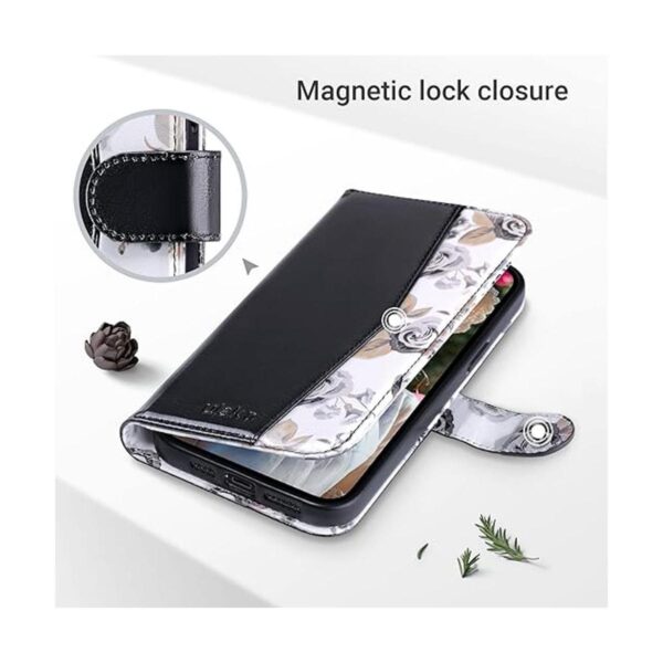 ULAK Funda compatible con iPhone 12 Pro Max con tarjetero_5