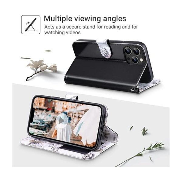 ULAK Funda compatible con iPhone 12 Pro Max con tarjetero_2