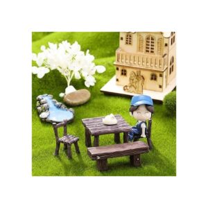 Juego de 12 piezas de adornos de muebles de jardín de