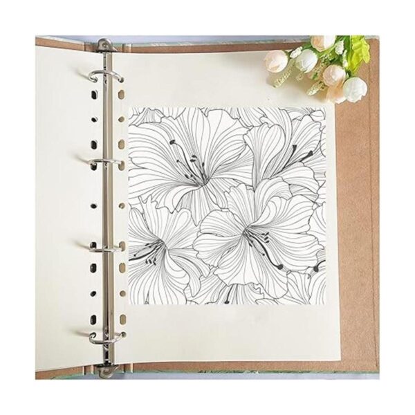 AZSG Sellos transparentes de fondo de flores para