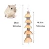 SMechanic Bunny Chew Toys Natural Apple Wood Pequeño