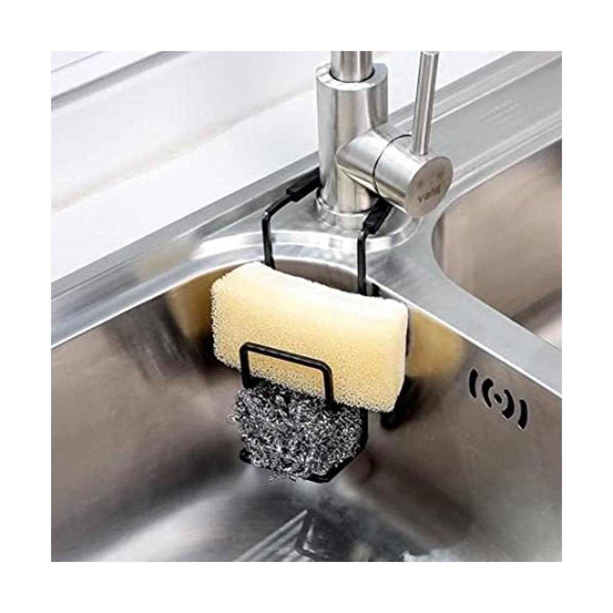 Fusiontec Soporte de esponja para fregadero Bandeja de