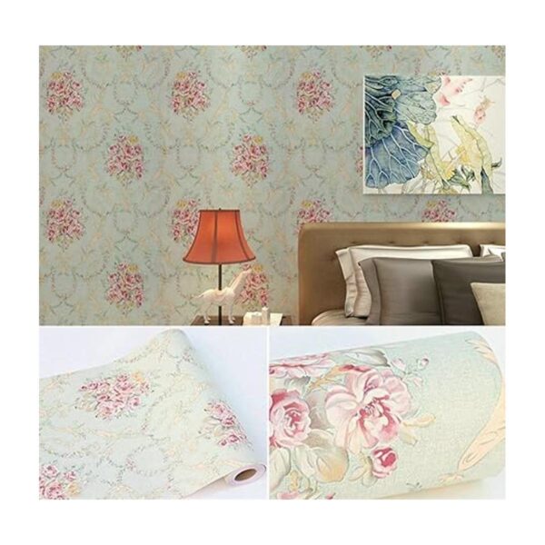 BESTERY Revestimiento de vinilo de papel adhesivo floral_6