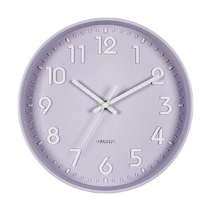 Bernhard Products Purple Wall Clock 10 Inch Silent