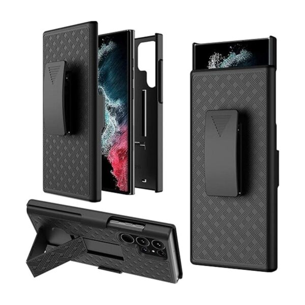 Tiflook Funda para Galaxy S22 Ultra con soporte y clip_1