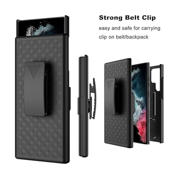 Tiflook Funda para Galaxy S22 Ultra con soporte y clip_4