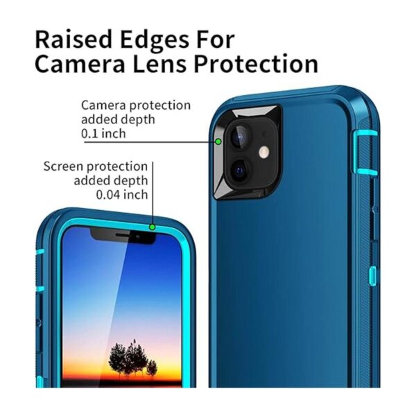 Mieziba Funda para iPhone 11 a prueba de golpes a prueba_4