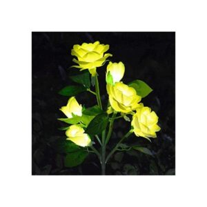 6 flores mejoradas Luces de rosas artificiales_1