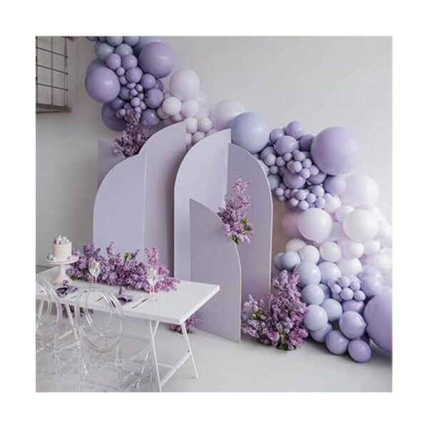 Kit de arco de guirnalda de globos morados 132 unidades