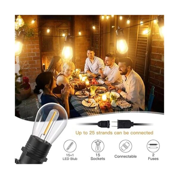 Novtech Tira de luces LED impermeables de 53 pies 151_2