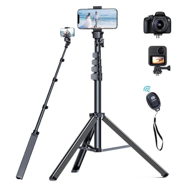 NEXBOOM Trípode de teléfono de 66 pulgadas estable y_1