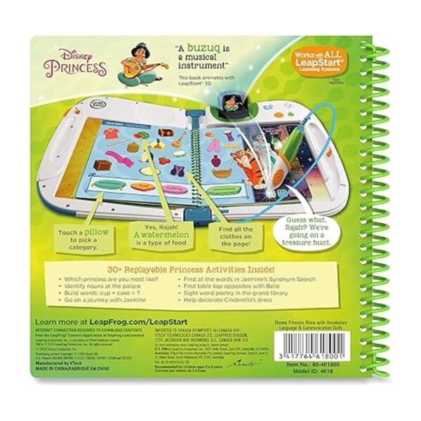 LeapFrog LeapStart Libro de princesa Disney 3D con_3