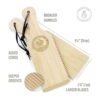 Tablas de ñoquis y paletas de mantequilla de madera para_2