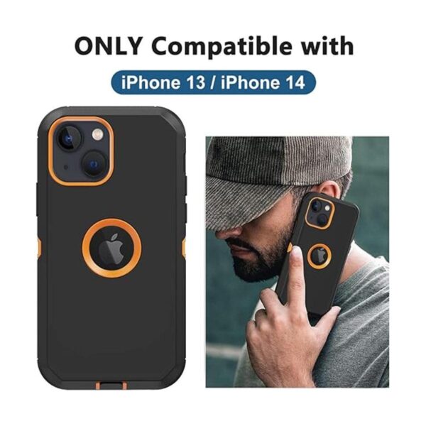 Aimoll88 Funda para iPhone 13 iPhone 14 con protector de_2