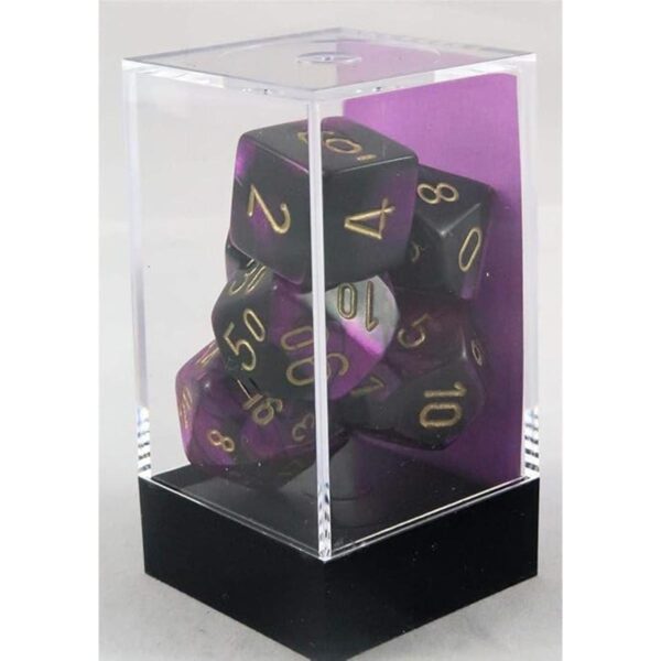 Chessex Manufacturing Cube Gemini Juego de 7 dados color_2
