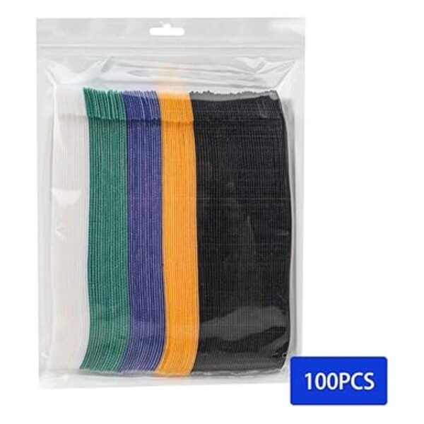 KOOWIN 100 bridas de sujeción reutilizables de 8 x 12