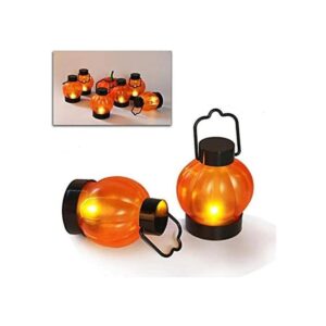 IMAGE Farol de calabaza parpadeante paquete de 12 luces_1