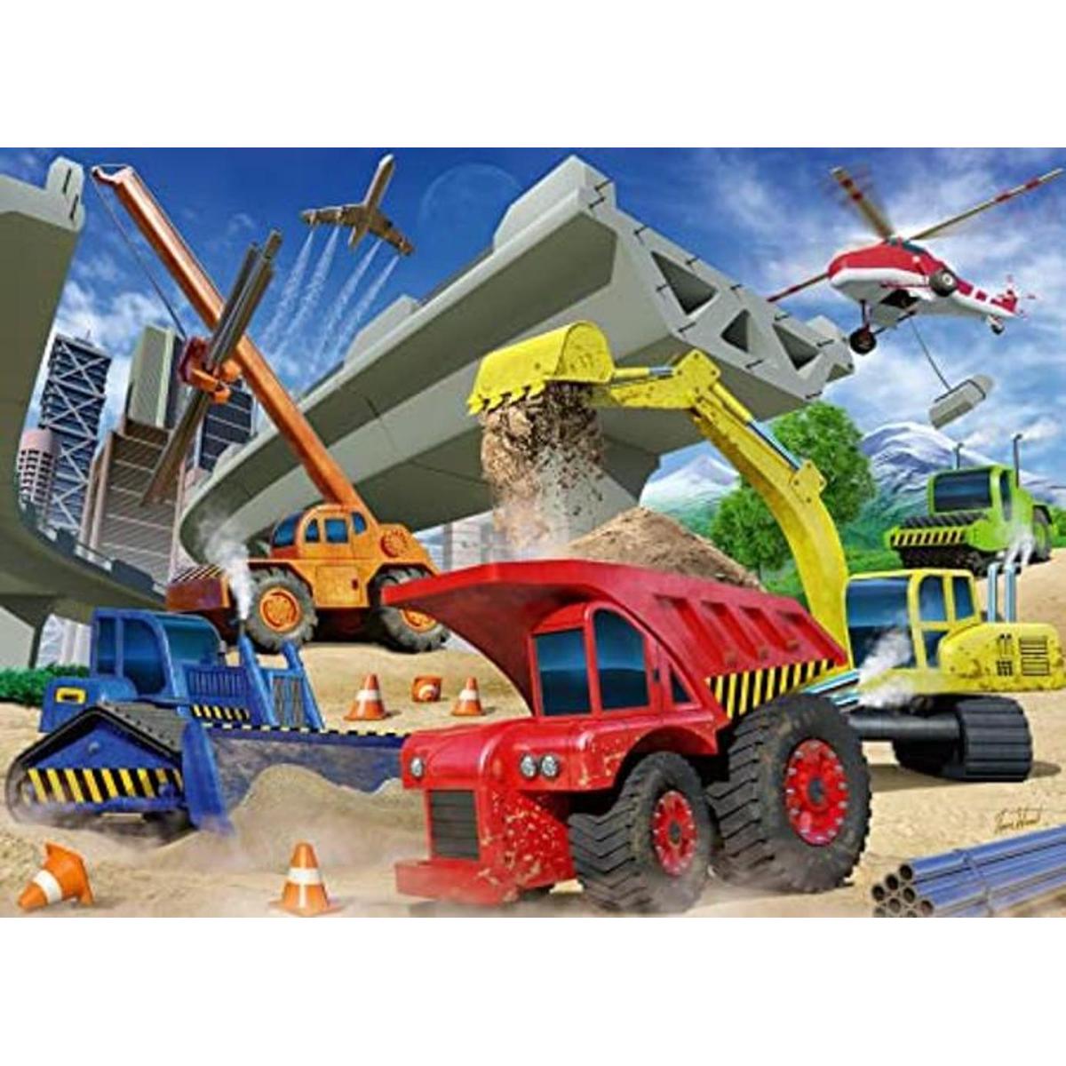 Ravensburger Rompecabezas de 60 piezas de camiones de