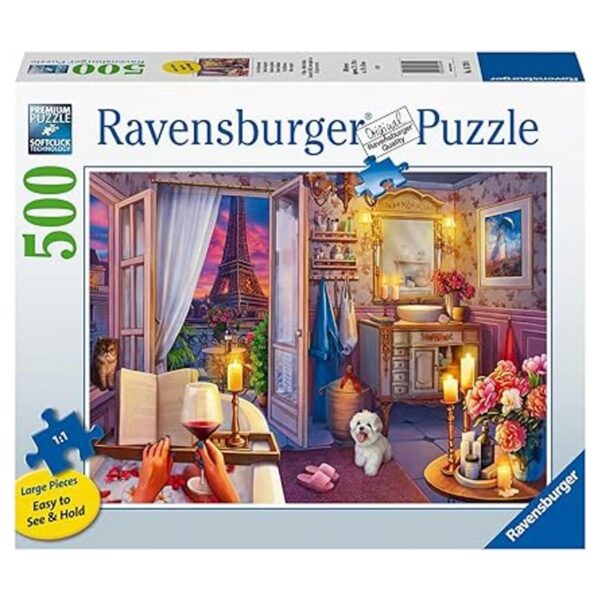 Ravensburger Cozy Bathroom Rompecabezas de 500 piezas de_2