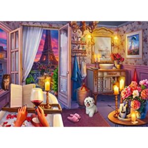 Ravensburger Cozy Bathroom Rompecabezas de 500 piezas de_1
