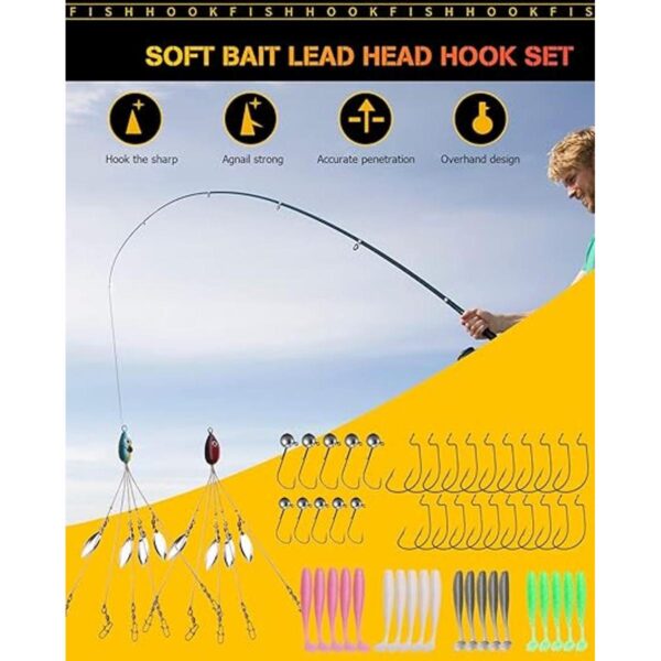 Señuelo de pesca Alabama Rig de 5 brazos aparejo de_5