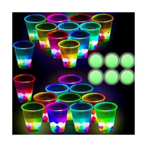 Juego de pong de bebidas brillantes para fiestas en_1