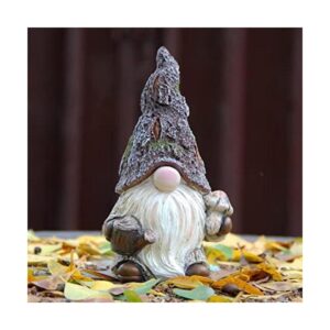 Leekung Estatua de gnomos de jardín decoración de jardín
