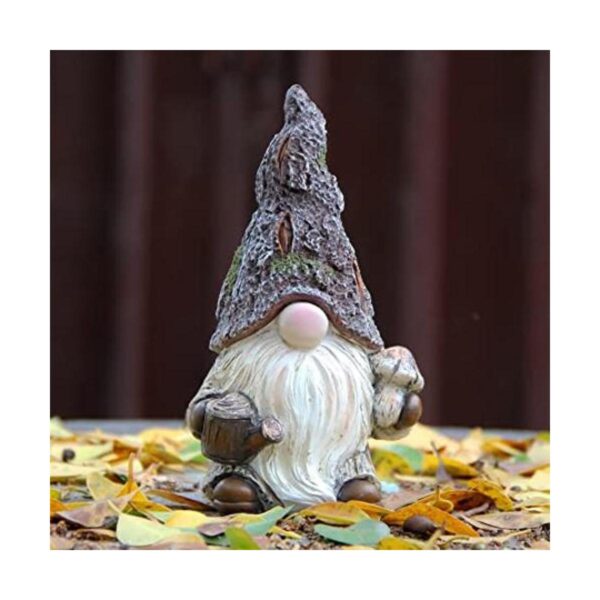 Leekung Estatua de gnomos de jardín decoración de jardín