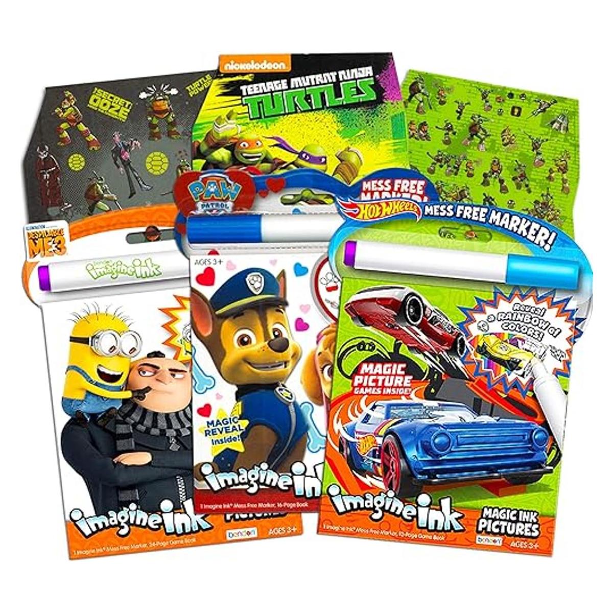 Imagine Ink Juego de libros para colorear incluye 3