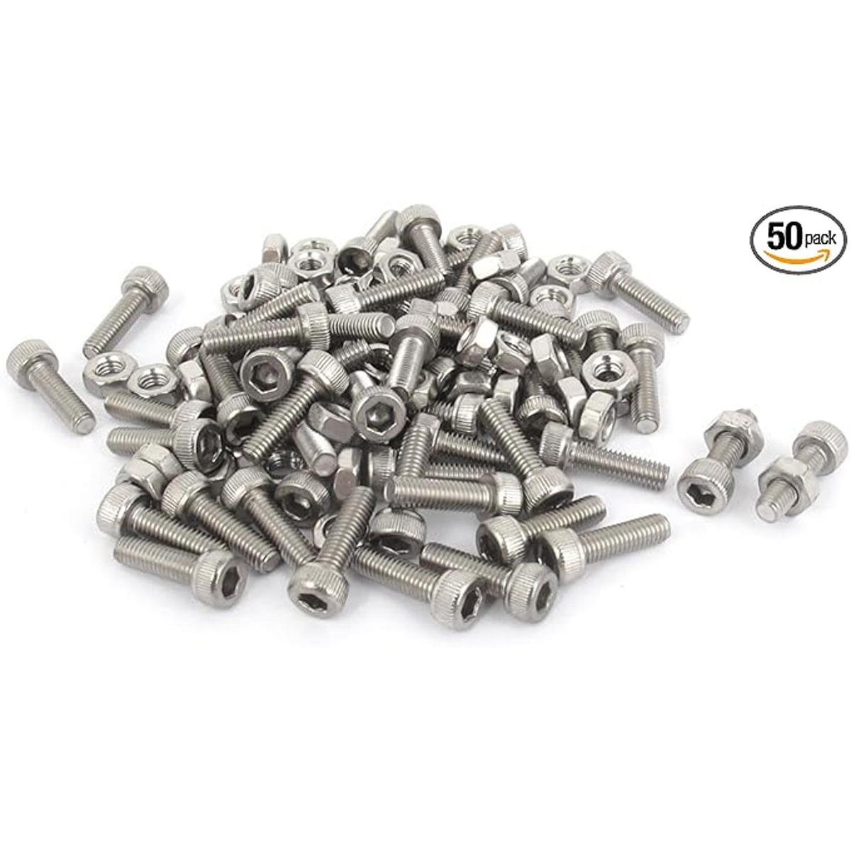uxcell A15071700ux0451 Juego de tornillos con cabeza