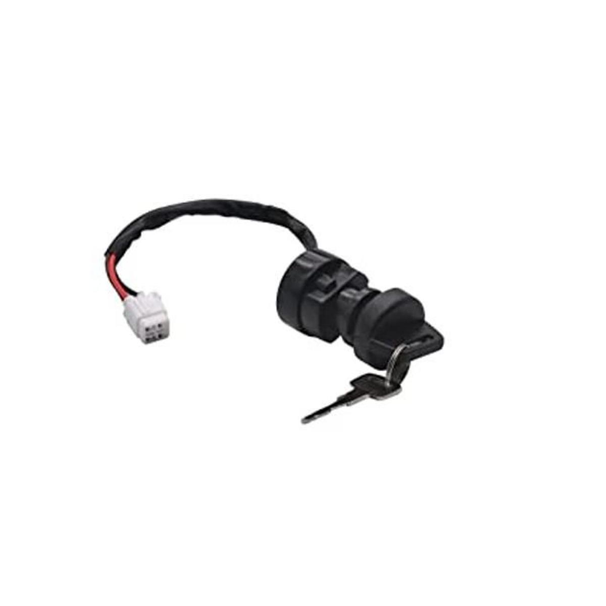 Partman Interruptor de llave de encendido de 4 pines para