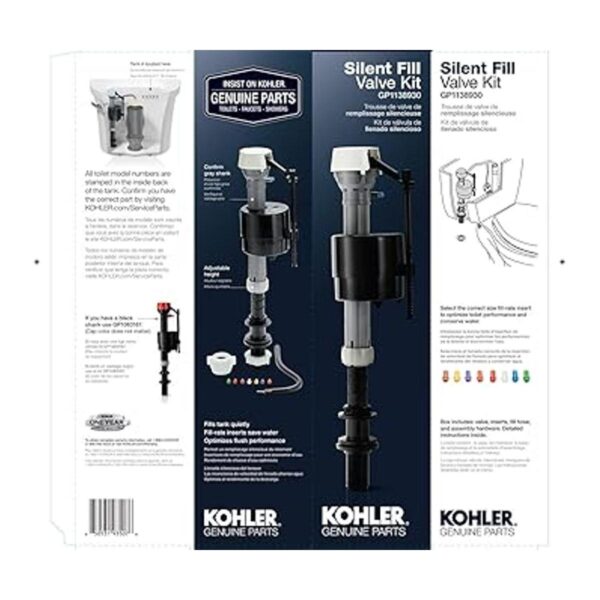 Kohler GP1138930 Kit de válvula de flotador universal para_2