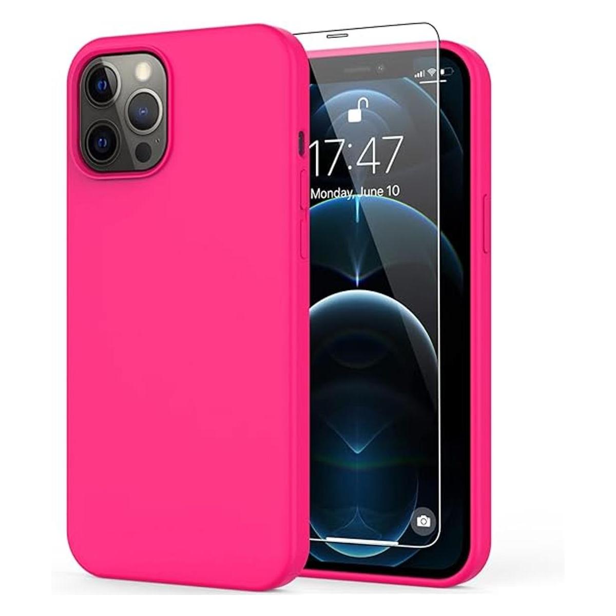 Funda de silicón para iPhone 12 de 6.1 pulgadas e iPhone