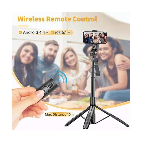 Trípode para selfie de 61 pulgadas soporte extensible_6