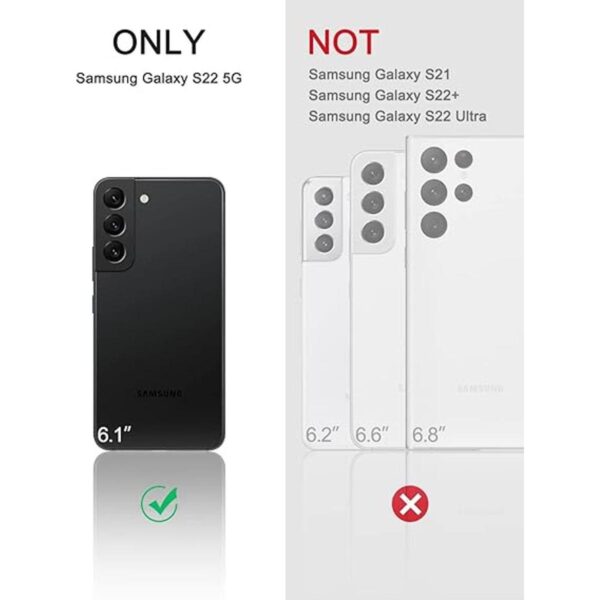 Dexnor Funda para Samsung Galaxy S22 protector de_2