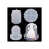 DIYBravo Dice Cup Resina molde Display Dome Epoxy Mold con