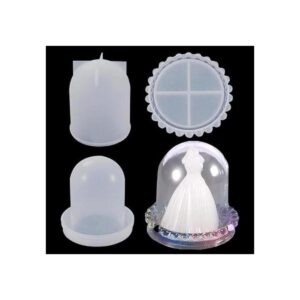 DIYBravo Dice Cup Resina molde Display Dome Epoxy Mold con