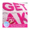 Get Naked Tapete de baño color rosa divertido y lindo_2