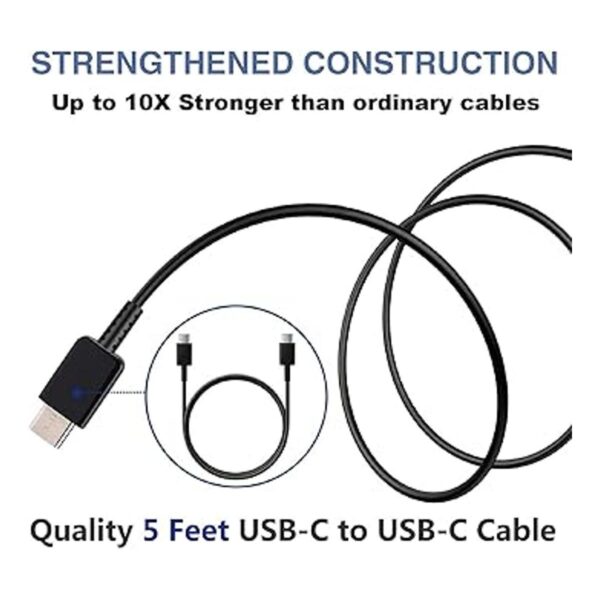 Samsung Cargador de pared USB C de 25 W con cable tipo C_5
